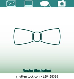 Bow tie.Vector icon.