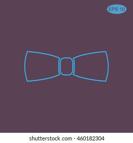 Bow tie.Vector icon.v