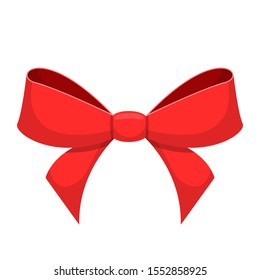 Bow vector design illustration isolated on white background