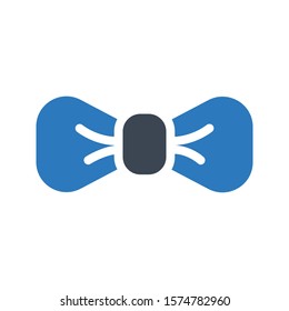 bow vector glyph color icon 