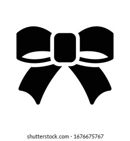 bow vector glyph color icon 