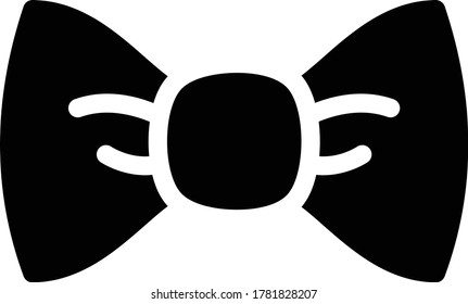 bow vector glyph flat icon 