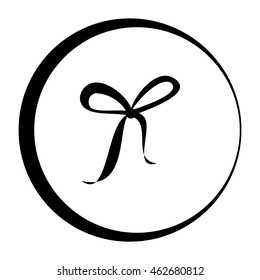 Bow vector icon