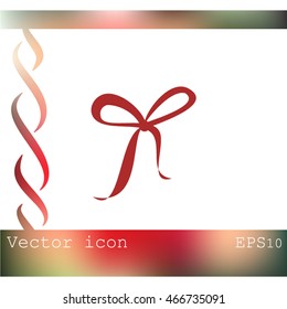Bow vector icon