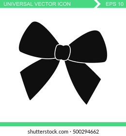 Bow vector icon.