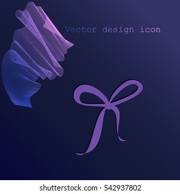 Bow vector icon