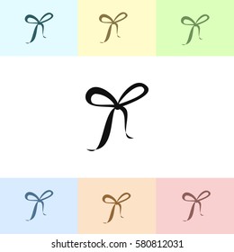 Bow vector icon