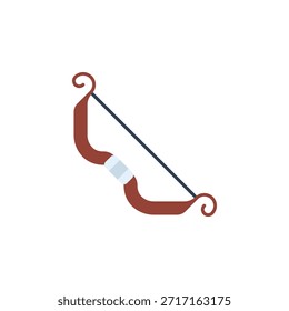 Icono de Vector de arco. Estilo plano del icono de la aventura. uso perfecto para el logotipo, la presentación, el Sitio web, y más. estilo moderno del color del diseño del icono