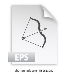 Bow vector icon illustration