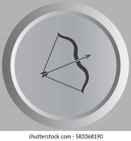 Bow vector icon illustration