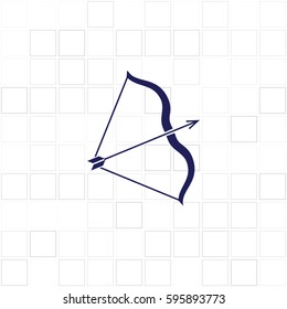 Bow vector icon illustration