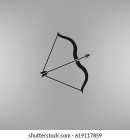 Bow vector icon illustration