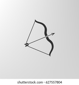Bow vector icon illustration