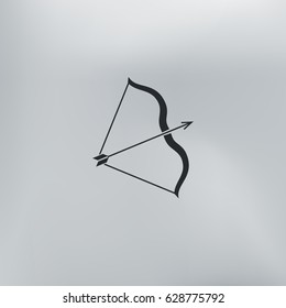 Bow vector icon illustration