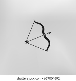Bow vector icon illustration