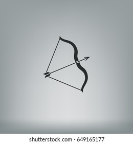 Bow vector icon illustration