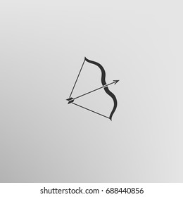 Bow vector icon illustration