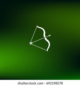 Bow vector icon illustration