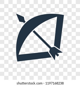 Bow vector icon isolated on transparent background, Bow transparency logo concept
