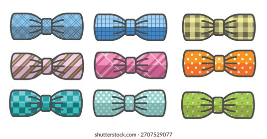 bow vector icons  vector illustration