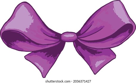 bow vector illustration, Colorful bow, children bow tie