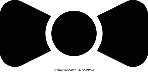 Bow Ilustración vectorial sobre un fondo transparente.Símbolos de calidad premium.Icono vector glifos para el diseño de conceptos y gráficos.