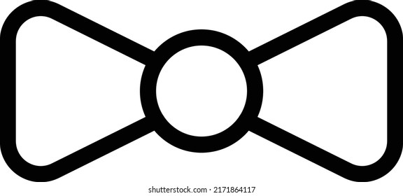 Bow Vector illustration on a transparent background.Premium quality symmbols.Stroke vector icon for concept and graphic design.