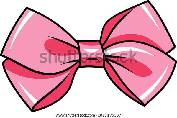 bow vector illustration\
pink 4colors