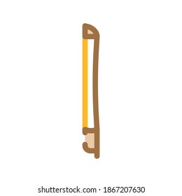 bow violin color icon vector. bow violin sign. isolated symbol illustration