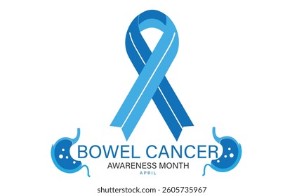 Bowel Cancer Awareness Month. background, banner, card, poster, template, Vector, illustration.