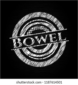 Bowel on blackboard