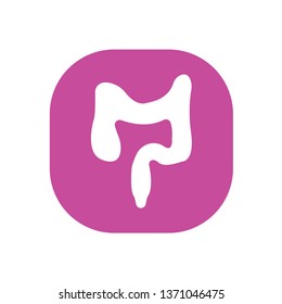 bowels icon. Vector illustration. Organ icon vector