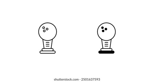 Icono de premio de arqueamiento con fondo blanco Vector Ilustración de stock