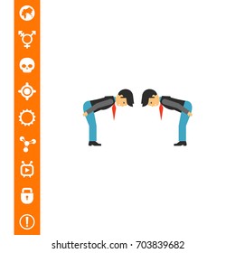Bowing in Respect Icon