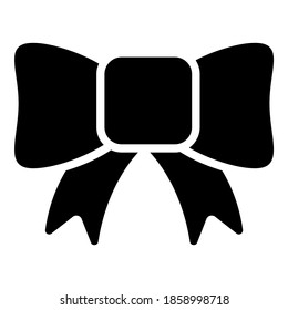 Bowknot. Black Friday glyph style store or market shopping commerce, shop sale icon design. 