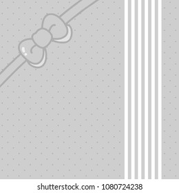 Bowknot Cover, Grey 