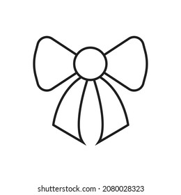 Bowknot icon design isolated on white background