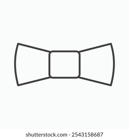 Conjunto de iconos de Bowknot. Ilustración vectorial.