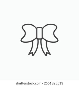 Ilustração do vetor do ícone de Bowknot. EPS10