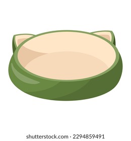 A bowl for animals. vector illustration on a white background.