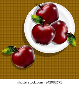 a bowl of apples