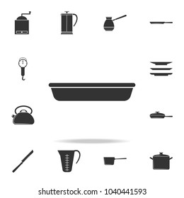 bowl for baking icon. Detailed set icons of Media element icon. Premium quality graphic design. One of the collection icons for websites, web design, mobile app on white background