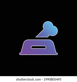Bowl blue gradient vector icon