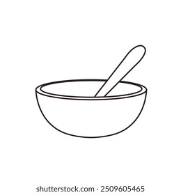 Bowl blue vectot emoji symbol sign icon