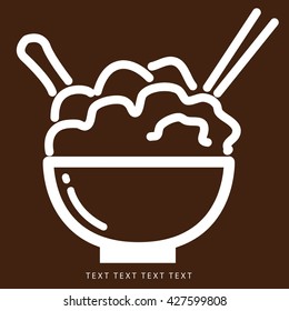bowl of cereal icon