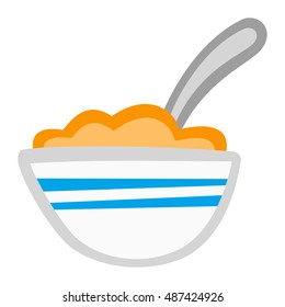 Bowl of Cereal vector icon