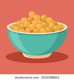 a bowl of Chickpeas food