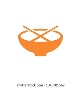 bowl and chopstick icon