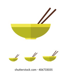 Bowl and chopsticks