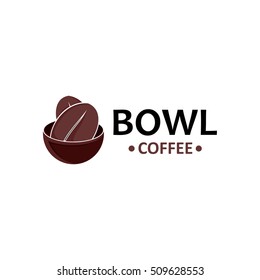 Bowl Coffee Logo Your Custom Vector
